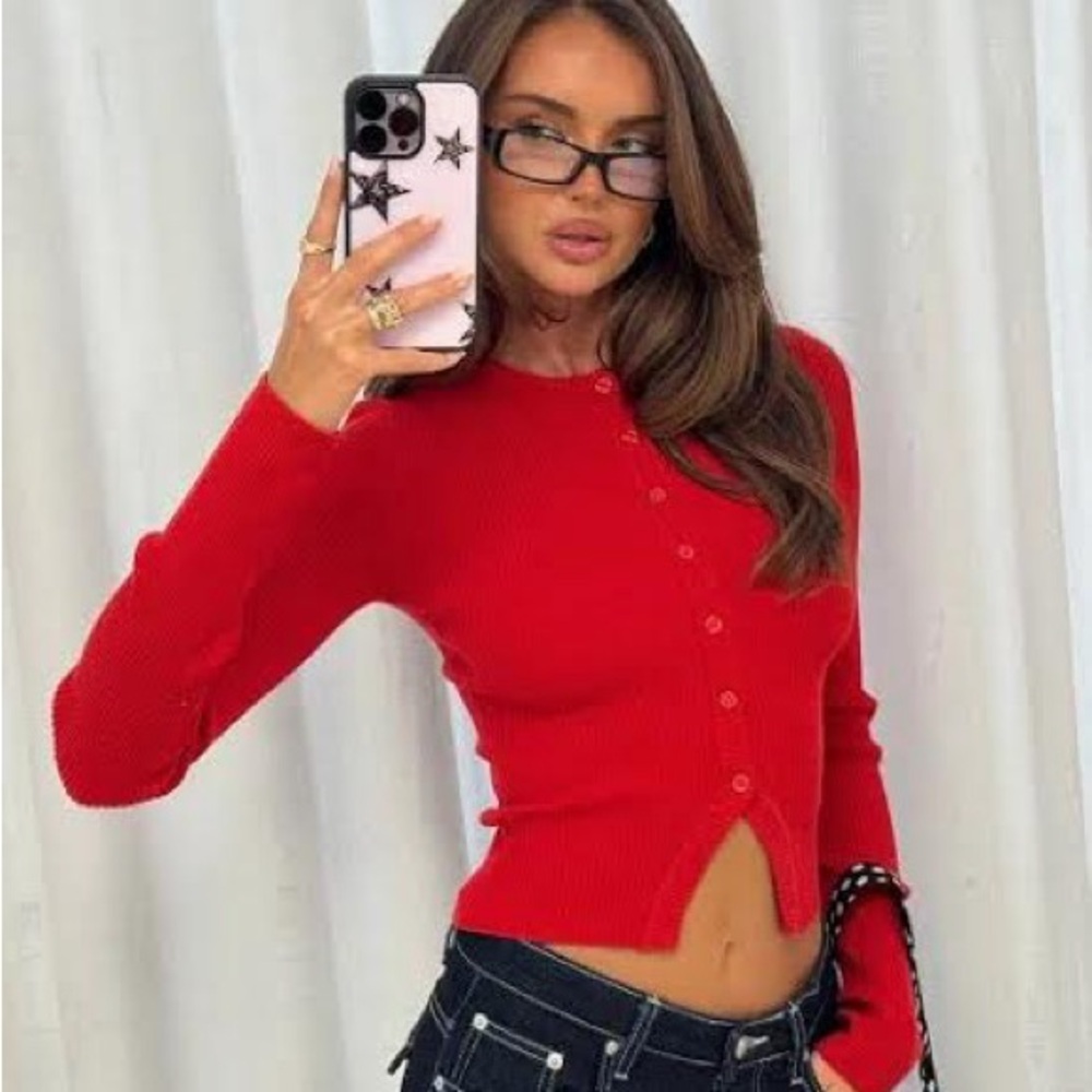 NWT Princess Polly Suzy Long Sleeve Top